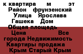  1-к квартира, 29 м², 9/10 эт. › Район ­ фрунзенский › Улица ­ Ярослава Гашека › Дом ­ 15 › Общая площадь ­ 29 › Цена ­ 3 300 000 - Все города Недвижимость » Квартиры продажа   . Крым,Старый Крым